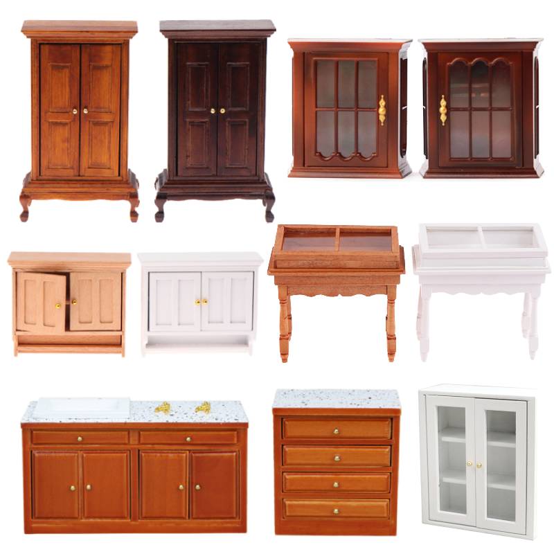 Sports Equipment Locker - Armoire blanche Miniature pour maison de