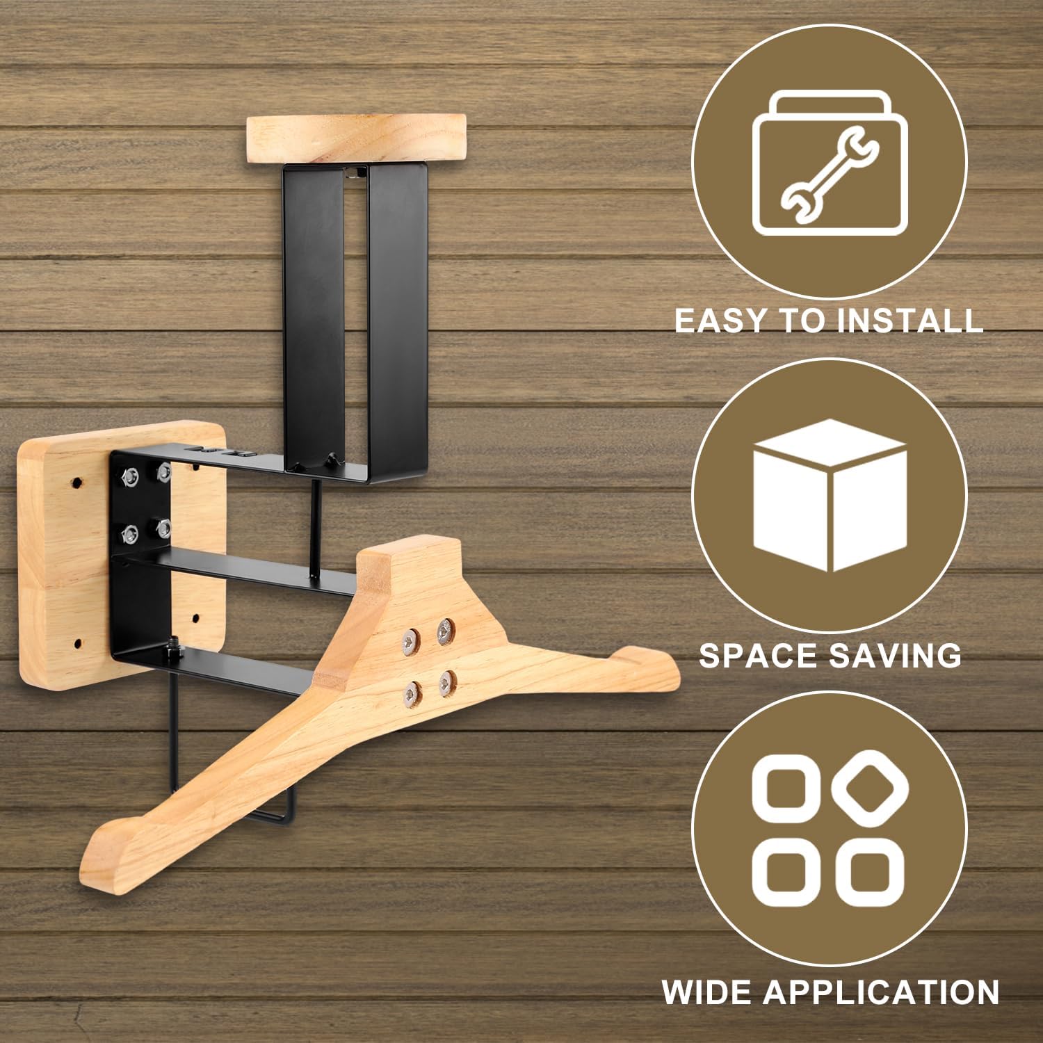 Sports Equipment Organizer Rack - ​ Support mural pour casque de