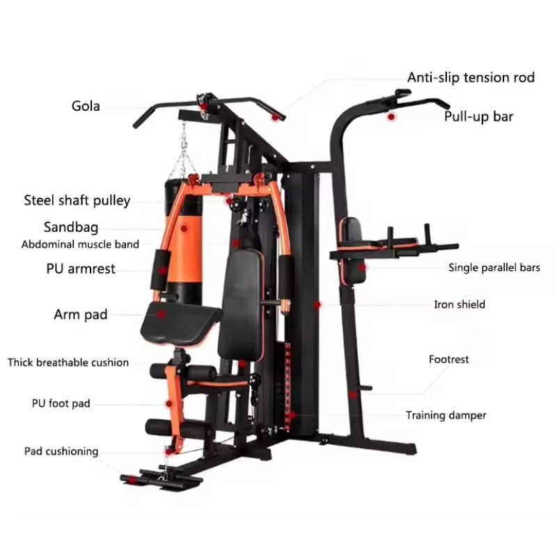 Sports Equipment United - Équipement de fitness combiné pour trois