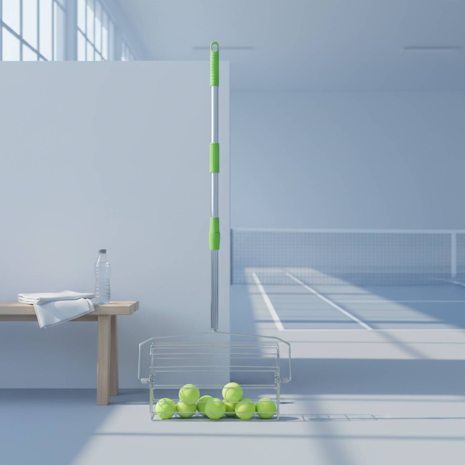 Sports Equipment With A - Ramasseur de balles de pickleball réglable