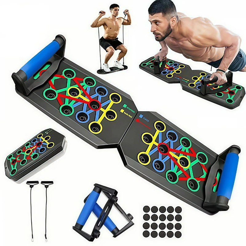 Sports Equipment Suppliers - Planche de musculation pliable avec bandes