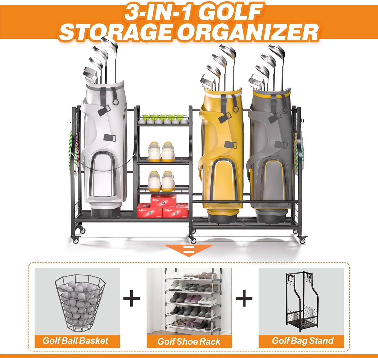 Support de rangement pour sac  - Sports Equipment Organizer Rack avis et prix