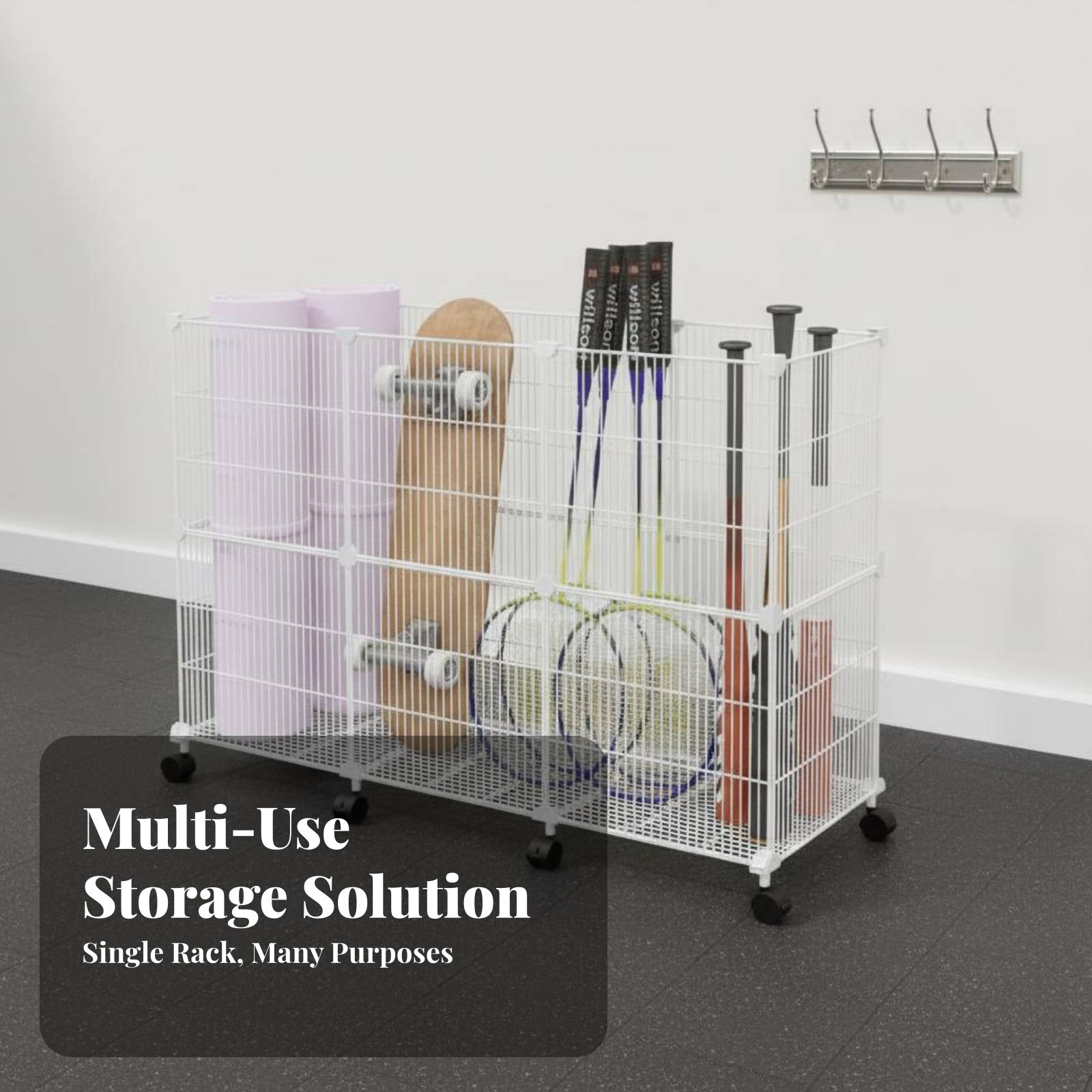 Chariot de rangement pour équi - Sports Equipment Organizer Rack avis et prix